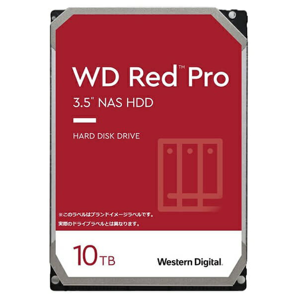 WESTERN DIGITAL｜ウェスタン デジタル WD102KFBX 内蔵HDD SATA接続 WD Red Pro(NAS) [10TB /3.5インチ]