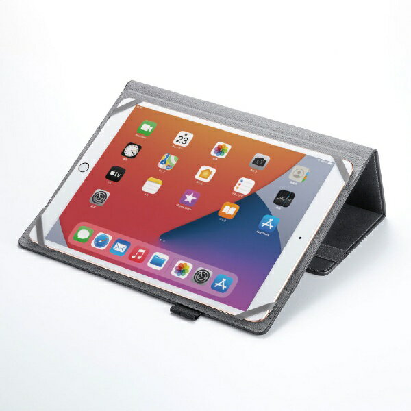 サンワサプライ｜SANWA SUPPLY タブレットPC対応［〜10.9インチ］ 汎用ケース 薄型 ブラック PDA-TABUH10BK