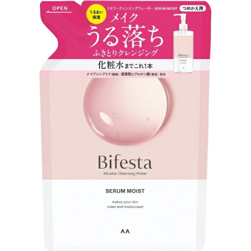 マンダム|mandom Bifesta(ビフェスタ)ミセラークレンジングウォーター モイスト つめかえ用 360ml モイスト マンダム|mandom Bifesta(ビフェスタ)ミセラークレンジングウォーター モイスト つめかえ用 360ml モイスト
