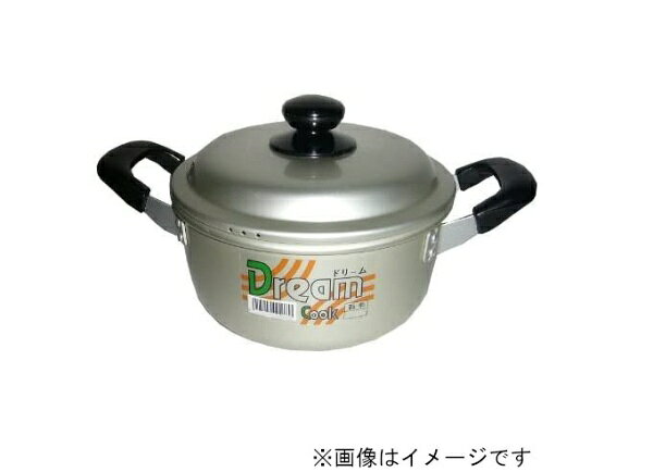 ●アルミニウムは熱伝導率に優れ、省エネ効果が期待できます。●軽くて錆びにくいのもアルミ製の利点です。●寸法W×D×H（mm）： 320X215X165●鍋深さ（mm）： 100●板厚（mm）： 1.3●容量（?）： 3.2●重量（g）： 510●サイズ： 20cm
