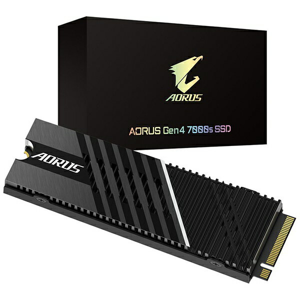 GIGABYTE｜ギガバイト GP-AG70S2TB 内蔵SSD PCI-Express接続 AORUS Gen4 7000s [2TB /M.2]