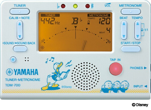 ヤマハ｜YAMAHA チューナーメトロノーム スカイブルー TDM-700DD2