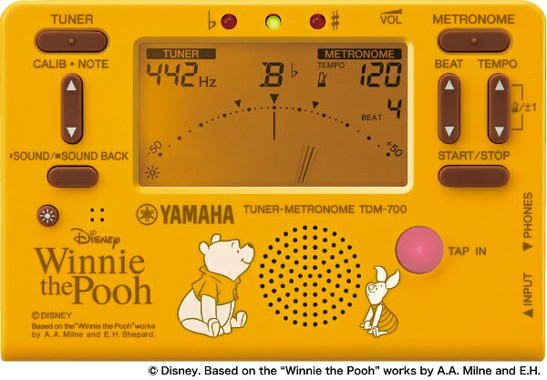 ヤマハ｜YAMAHA チューナーメトロノーム 山吹色 TDM-700DPO4