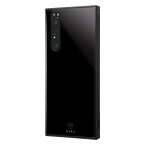 イングレム｜Ingrem Xperia 1 II 耐衝撃ハイブリッドケース KAKU/ブラック イングレム IQ-RXP1M2K3TB/B