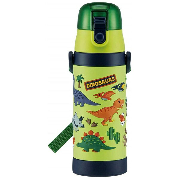Skater｜スケーター 3Dロック付 ダイレクトボトル 480ml ワンタッチ ディノサウルス DINOSAURS SDPV5_486180
