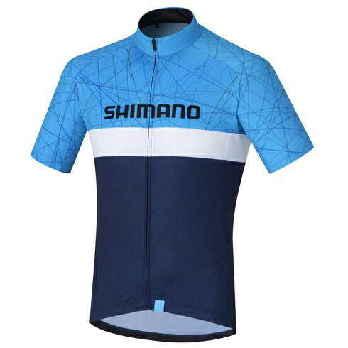 シマノ｜SHIMANO サイクル用ジャージ SHIMANO SERIES LSG 2020 チームジャージ(XLサイズ/ブルー)CW-JSPS-TS21M【アジアサイズ仕様】