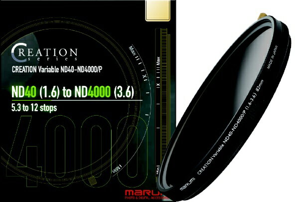 ޥ߸MARUMI 77mm CREATION VARIABLE ND40-ND4000/P ڲND