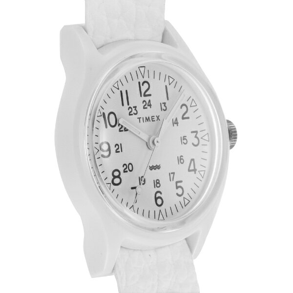 楽天ビック(ビックカメラ×楽天)のTIMEX｜タイメックス オリジナルキャンパー 日本限定モデル [Original Camper Japan Limited] 1年保証 ホワイトレザー TW2T96200 [正規品]｜アングル2