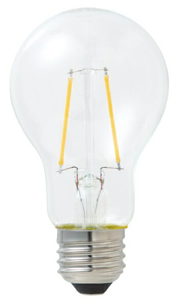 東京メタル｜TOME フィラメント型LED 一般球形 20W相当 クリア LDA2L-GC20W-TM [E26 /20W相当 /電球色]