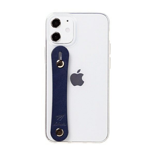 ナチュラルデザイン｜NATURAL design iPhone 12 mini 5.4インチ対応背面型ケース Liberta Navy 右手持ち用