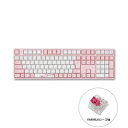 Varmilo｜アミロ ゲーミングキーボード Sakura ローズ軸 vm-ma113-wp88j-rose [USB /有線]
