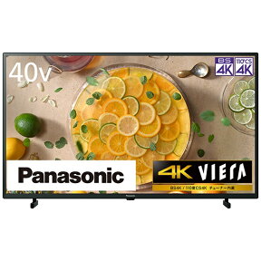 パナソニック｜Panasonic 液晶テレビ VIERA(ビエラ) TH-40JX750 [40V型 /4K対応 /BS・CS 4Kチューナー内蔵 /YouTube対応]