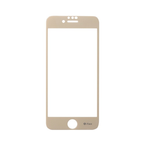 HAMEE｜ハミィ iPhoneSE（第3 2世代）/8/7/6s/6専用 iFace Round Edge Tempered Glass Screen Protector ラウンドエッジ強化ガラス 画面保護シート 41-890431 ベージュ