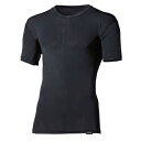 おたふく手袋|OTAFUKU GLOVE BODY TOUGHNESSシリーズ BTパワーストレッチEVO 半袖クルーネック サイズ:S ブラック JW-728...