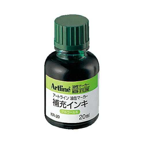 シヤチハタ｜Shachihata Artline 油性マーカー 補充インキ KR-20 緑 23406