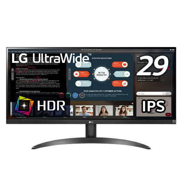 LG｜エルジー PCモニター UltraWide ブラック 29WP500-B 29型 /UltraWide FHD(2560×1080） /ワイド
