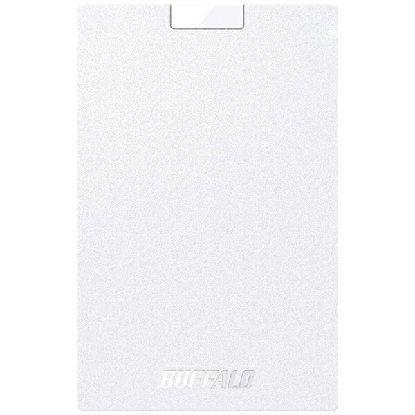 BUFFALO｜バッファロー SSD-PG500U3-WC 外付けSSD USB-A接続 ホワイト [500GB /ポータブル型]