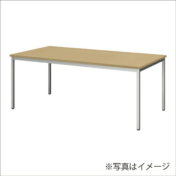 アイリスチトセ｜IRIS CHITOSE ミーティングテーブル　N/G（天板ナチュラル・脚グレー/幅1500×奥行750×高さ700mm） SOT-1575 PK N/G【キャンセル・返品不可】