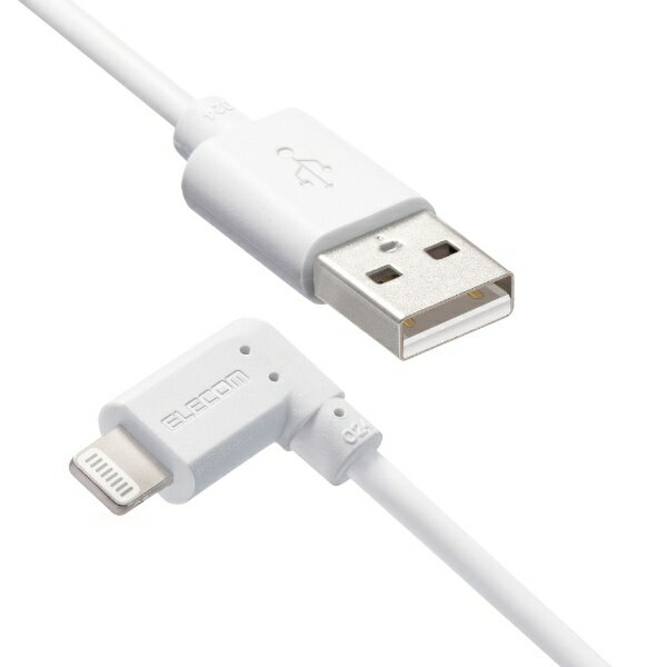 ELECOM�å��쥳�� iPhone ���ť����֥� �饤�ȥ˥󥰥����֥� 1.2m L�� MFiǧ�� ���� �� Lightning ���ͥ�������� iPhone iPad iPod AirPods �б� �� �ۥ磻�� �ۥ磻�� MPA-UALL12WH