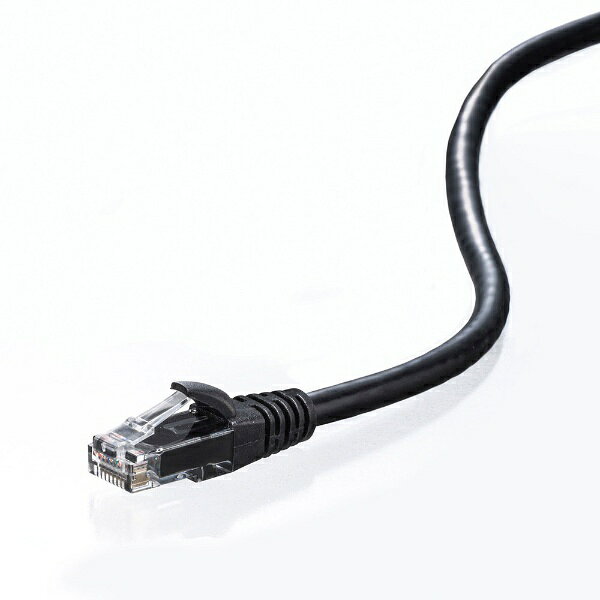 サンワサプライ｜SANWA SUPPLY LANケーブル PoE対応 ブラック KB-T6AY-005BK [0.5m...