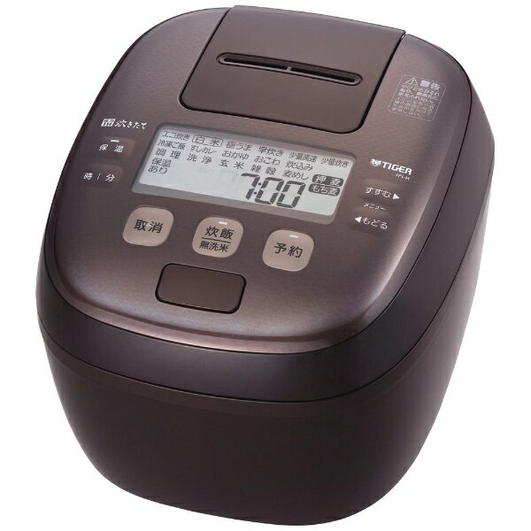 タイガー｜TIGER 炊飯器 ダークブラウン JPI-H180TD [1升 /圧力IH]のサムネイル