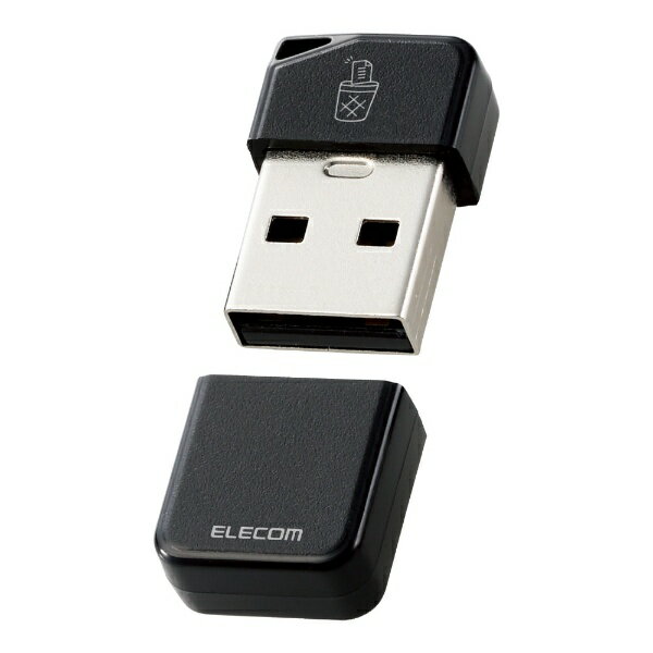 ELECOM｜エレコム USBメモリ (iPadOS/iOS/Windows11対応) ブラック MF-USB3032GBK [32GB /USB TypeA /USB3.2 /キャップ式]【rb_pcacc】