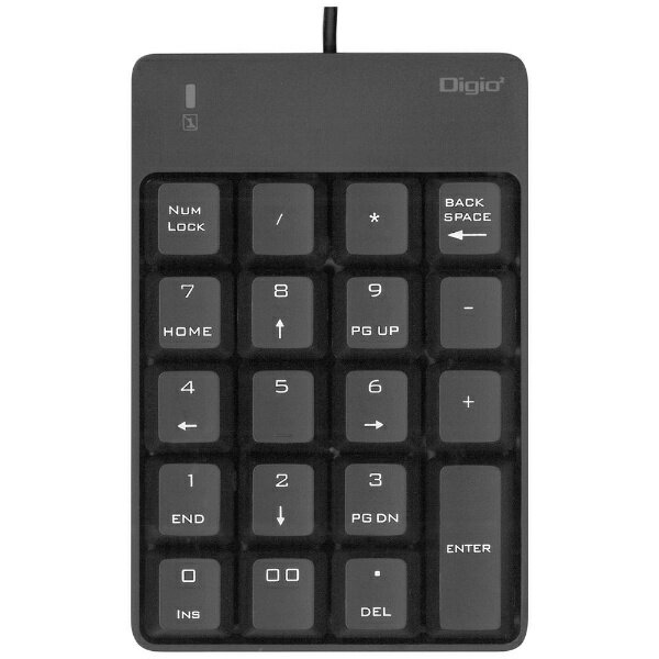 ナカバヤシ｜Nakabayashi テンキー ブラック TNK-SU232BK [有線 /USB]