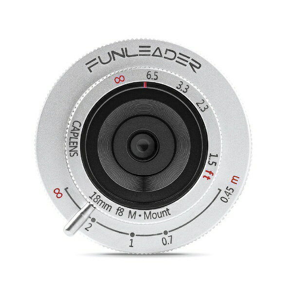 FUNLEADER｜ファンリーダー ボディキャップレンズ FUNLEADER CAPLENS 18mm f/8.0 M ライカMマウント用 シルバー FL188M(S) [ライカM]