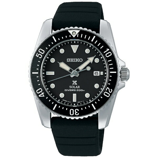 【エントリーで2倍pt(5/20まで)】 セイコー｜SEIKO SBDN075【ソーラー】プロスペックス（PROSPEX）DIVER SCUBA ソーラー 文字盤：ブラック/バンド材質：シリコン 正規品 【国内正規品】