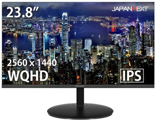 JAPANNEXT｜ジャパンネクスト PCモニター ブラック JN-IPS2380FLWQHD 23.8型 /WQHD(2560×1440） /ワイド