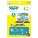 ナカバヤシ｜Nakabayashi 10.2インチ iPad（第8/7世代）用　ブルーライトカットフィルム 光沢透明 TBF-IP20FLKBC-G