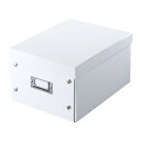 サンワサプライ｜SANWA SUPPLY Blu-ray/DVD/CD対応 組み立て式BOX 17〜37枚収納 W210mm ホワイト FCD-MT4WN