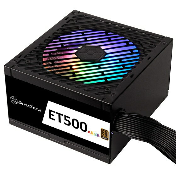 SilverStonebVo[Xg[ PCd ET500-ARGB ubN SST-ET500-ARGB [500W /ATX /Bronze]