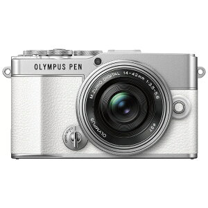 【エントリーで最大5倍pt(1/18まで)】 オリンパス｜OLYMPUS OLYMPUS PEN E-P7 14-42mm EZ レンズキット ミラーレス一眼カメラ ホワイト [ズームレンズ]