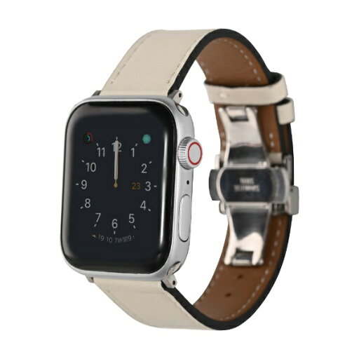 PFJ|ピュア・フィッシング・ジャパン AppleWatch Series 3/2/1(38mm)・SE/6/5/4(40mm)・9/8/7(41mm)・10(42mm)用 本革ファルファーラ ホワイト PHDFFLW6S-WH PFJ|ピュア・フィッシング・ジャパン AppleWatch Series 3/2/1(38mm)・SE/6/5/4(40mm)・9/8/7(41mm)・10(42mm)用 本革ファルファーラ ホワイト PHDFFLW6S-WH