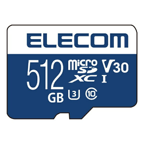 GRbELECOM microSDXCJ[h MF-MSU13V3R_XCV[Y MF-MS512GU13V3R [Class10 /512GB]