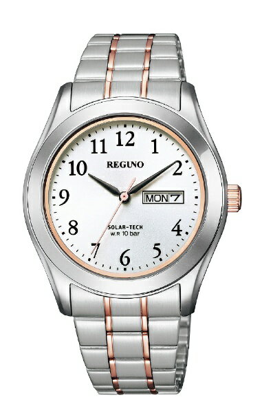 CITIZEN|シチズン REGUNO(レグノ) ソーラーテック ペア スタンダードシリーズ リングソーラー ピンクゴールド/シルバー KM1-237-93