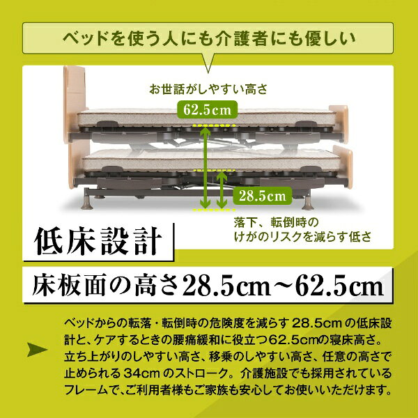 楽天ビック(ビックカメラ×楽天)のFRANCEBED｜フランスベッド 【電動ベッドフレームのみ】 電動リクライニングベッド「レステックスW-01」 低床3モータータイプ 非課税対象商品（マットレス別売り） RESTEXW-01WN3M ウォールナット RESTEXW-01WN3M [シングルサイズ]【キャンセル・返品不可】｜アングル2