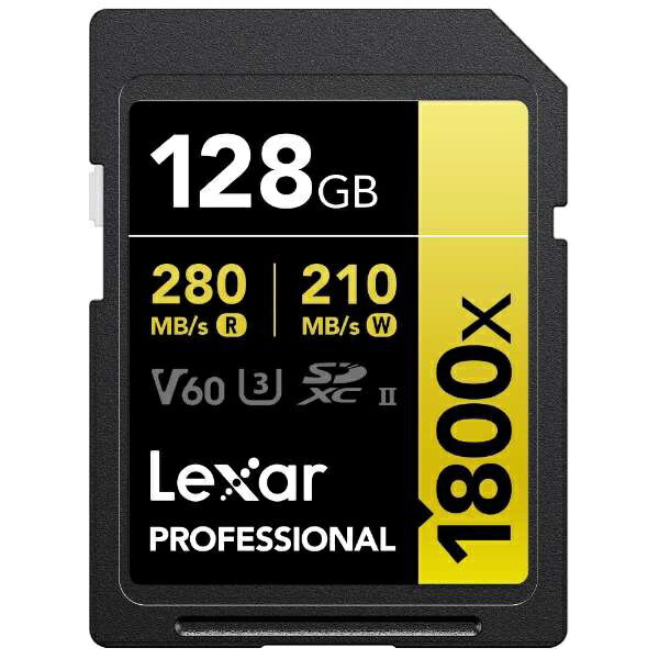 レキサー｜Lexar SDXCカード Professional 2000x(UHS-II) LSD2000128G-BNNNJ Class10 /128GB