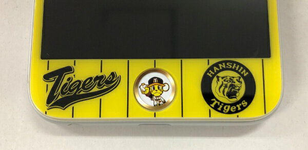 楽天ビック（ビックカメラ×楽天）のJptec｜JPテック タイガースホームボタンシール トラッキー JPT0765｜アングル3