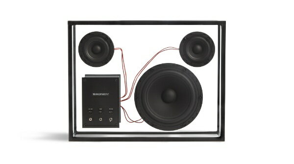 TRANSPARENT SPEAKER｜トランスペアレント スピーカー ブルートゥーススピーカー TRANSPARENT(トランスペアレント） ブラックレッド TPS-01 [Bluetooth対応]【rb_audio_cpn】