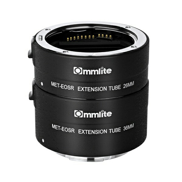 COMMLITE｜コムライト Commlite エクステンションチューブ(26mm36mm) CM-MET-EOS R (キヤノンRFマウント） 電子接点付き CM-MET-EOSR