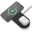 ELAGO|エラゴ elago CHARGING HUB DUO for MagSafe Charger ブラック EL_MSCSTSCHU_BK(2)
