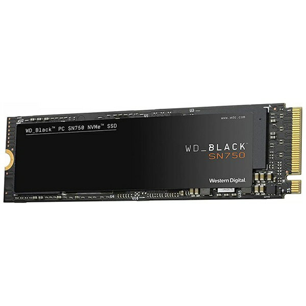 【エントリーで2倍pt(5/20まで)】 WESTERN DIGITAL｜ウェスタン デジタル WDS400T3X0C 内蔵SSD PCI-E Gen3接続 WD_BLACK SN750 NVMe SSD 4TB /M.2