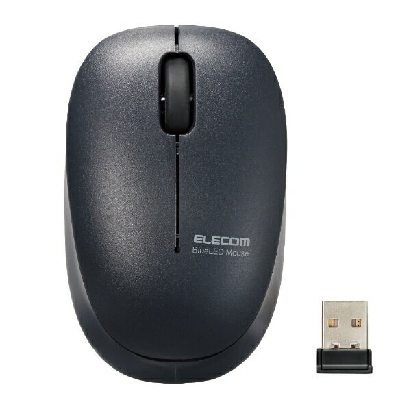 エレコム｜ELECOM マウス 子ども向け 抗菌 Chrome/Mac/Windows11対応 ブラック M-BL20DBSKBK [BlueLED /無線 ワイヤレス /3ボタン /USB]