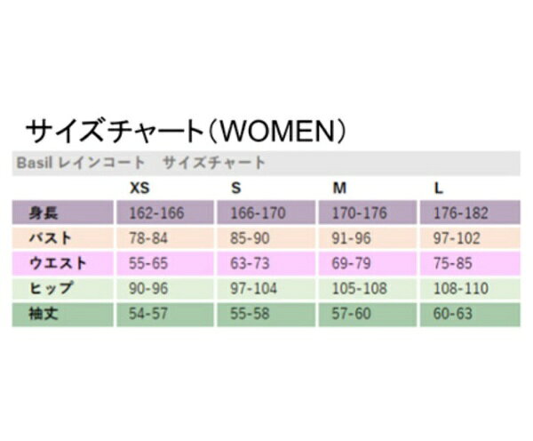 BASIL｜バジル モッセ MOSSE WOMEN レインパーカー スノーホワイト 655320 [レディ...