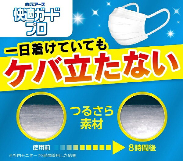 白元アース｜Hakugen Earth 快適ガードプロ プリーツタイプ ふつうサイズ15枚入