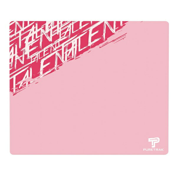 PureTrak｜ピュアトラック ゲーミングマウスパッド [320x270x6mm] TALENT ピンク mp-tl-pink-m