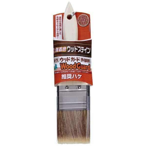 ●アサヒペンおすすめの油性木部用塗料の推奨刷毛。●塗料の性質に適した毛組み。●厳選した化学繊維と豚毛を配合した独自の毛組みで塗りやすさと仕上がりの良さを実現。【用途】油性ウッドガード外部用、油性強着色ウッドステインおよびその他の油性木部用塗料の塗装作業に。●サイズ： 50mm●毛丈： 50mm●毛材質： 化繊、豚毛