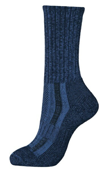 おたふく手袋｜OTAFUKU GLOVE S-859 Sソックスクルー先丸2P 紺x青 LL